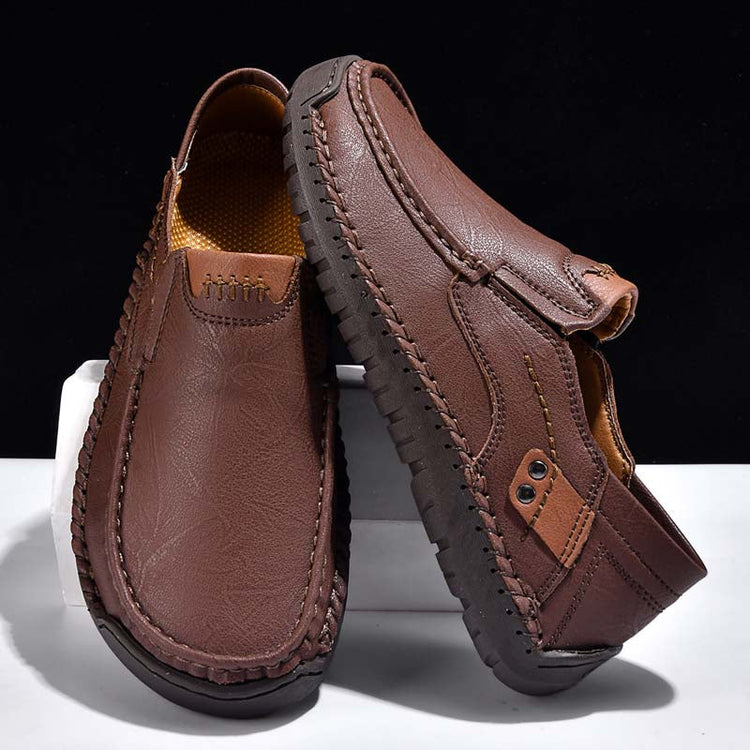 ⏰Last Day 70% OFF 🔥 TOPSFANO® Men's Genuine Leather Slip-On Shoes