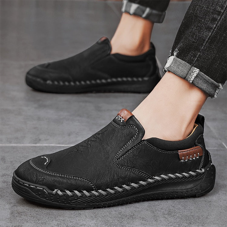 ⏰Last Day 70% OFF 🔥 TOPSFANO® Men's Leather Walking Shoes with a Wide Toe Box