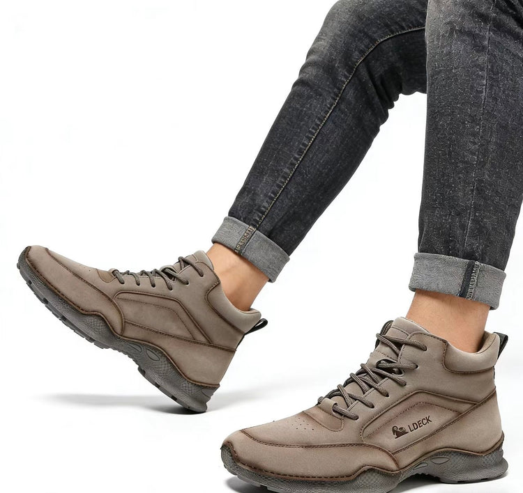 ⏰Last Day 70% OFF 🔥 TOPSFANO®Men's Genuine Leather Outdoor Waterproof Walking Shoes