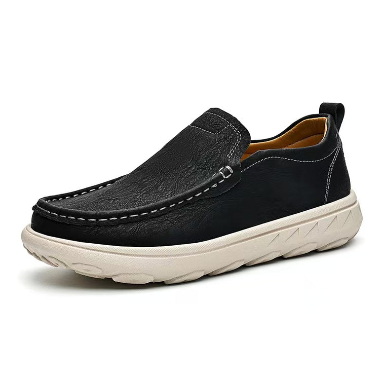 ⏰Last Day 70% OFF 🔥 TOPSFANO®Men's Genuine Leather Wide-toe Ultra-light Walking Shoes