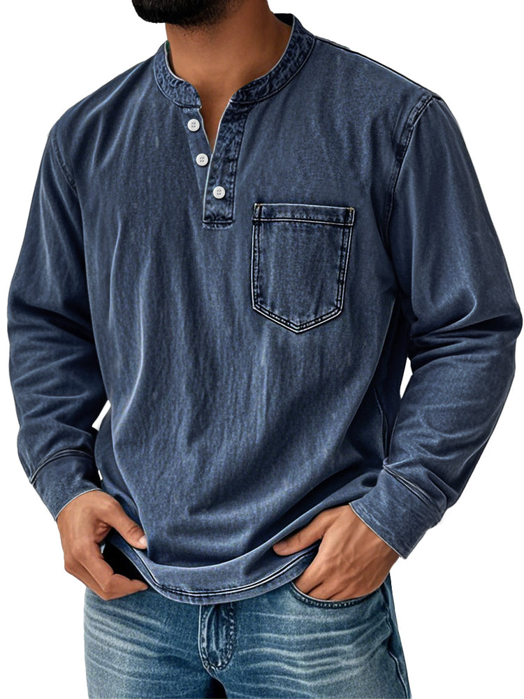Men Can’t Get Enough of This Cozy Henley Shirt