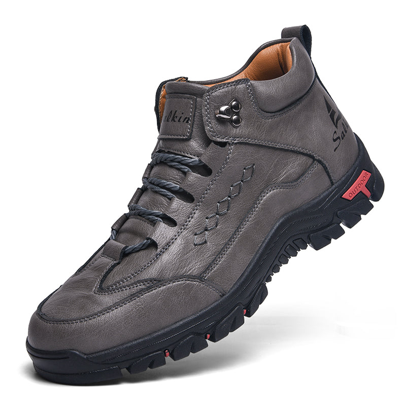 ⏰Last Day 70% OFF 🔥 Men’s Leather Driving Boots–Pressure Relief, Waterproof, Slip-Resistant, Wide Toe, Arch&Ankle Support for Everyday & Travel
