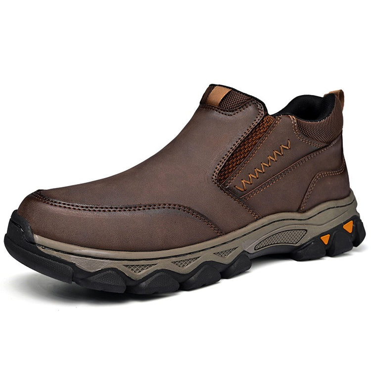 TOPSFANO®Men's Genuine Leather Orthopedic Walking Boots