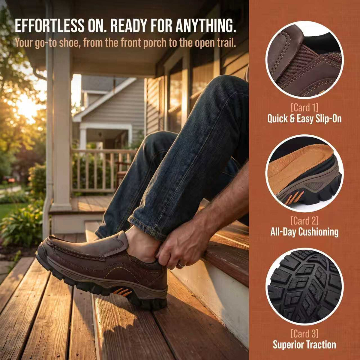 ⏰Last Day 70% OFF 🔥 TOPSFANO®Men's Genuine Leather Walking Shoes