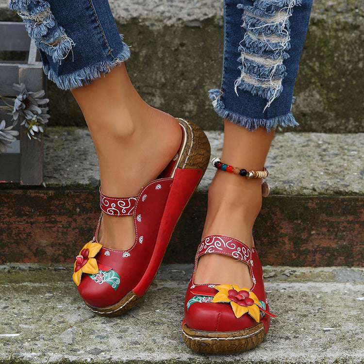 ⏰Last Day 70% OFF 🔥 2026 🌹 Women's Roman Platform Sandals ( Leather Platform Sandals)