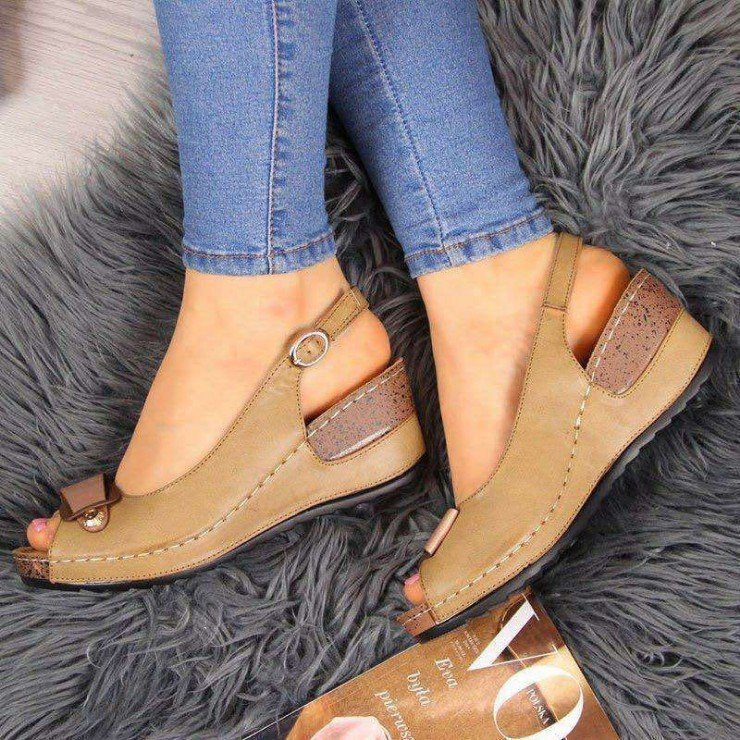 ⏰Last Day 70% OFF 🔥 2026 new, comfortable women’s leather sandals with soft soles and high heels
