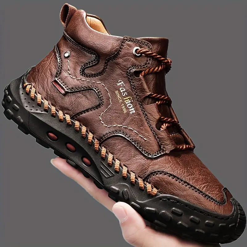 ⏰Last Day 70% OFF 🔥 Men's stitched Composite toe Cowhide Shoes Casual Shoes