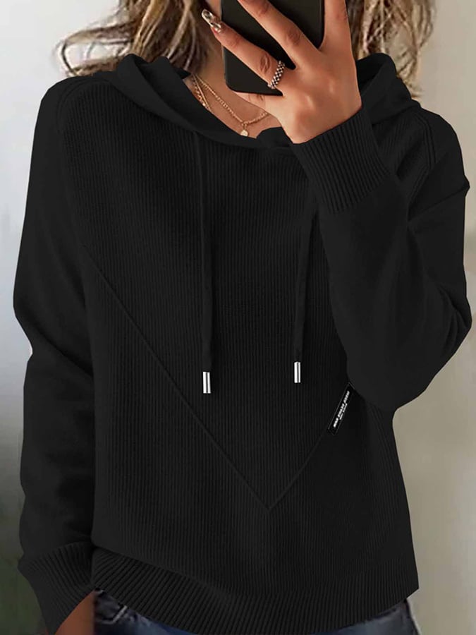 Women's long sleeve hoodie for autumn and winter