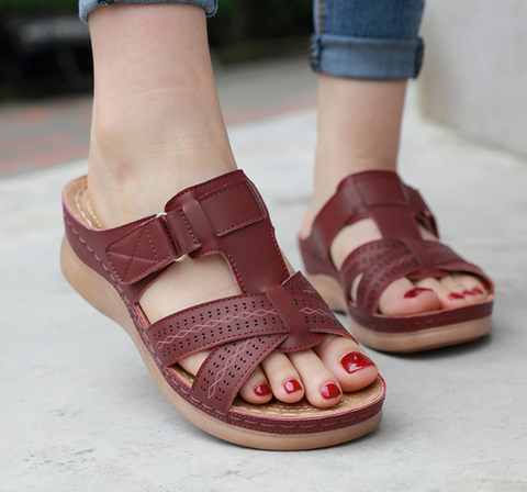 ⏰Last Day 70% OFF 🔥 TOPSFANO® Women's Casual Wedge Slide Sandals