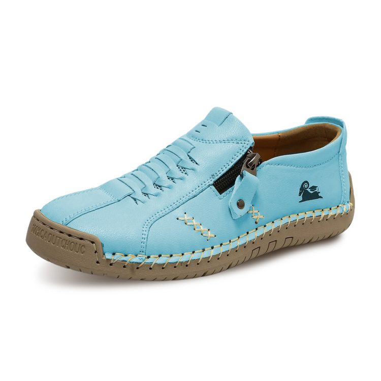 ⏰Last Day 70% OFF 🔥 High quality slip-on cowhide leather driving shoes with side zip