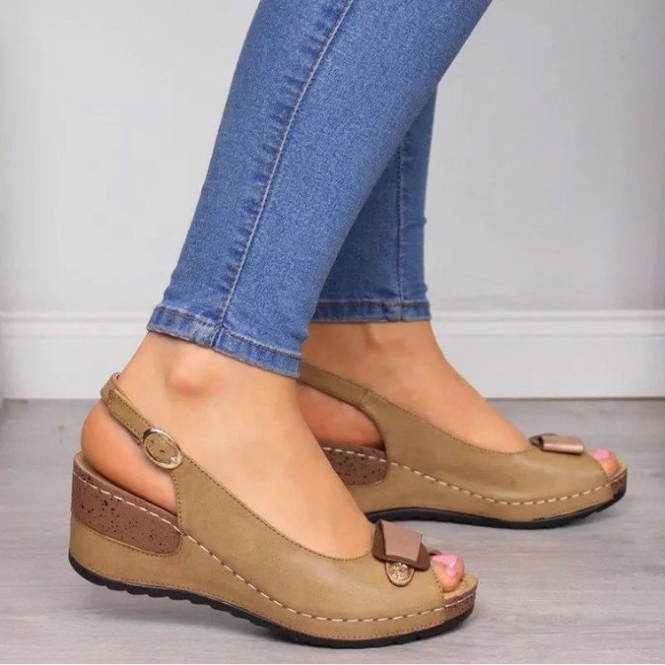 ⏰Last Day 70% OFF 🔥 2026 new, comfortable women’s leather sandals with soft soles and high heels