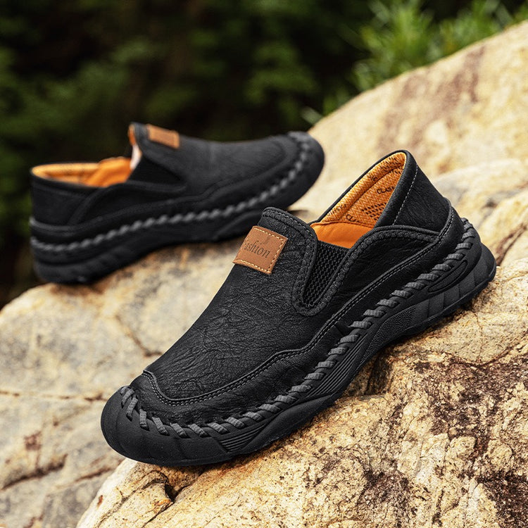 ⏰Last Day! 45% OFF 🔥TOPSFANO®Men's Genuine Leather Orthopedic Outdoor Walking Shoes