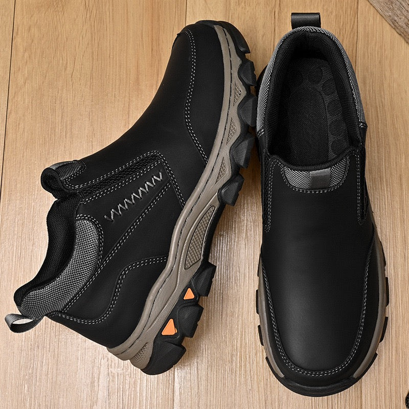 TOPSFANO®Men's Genuine Leather Orthopedic Walking Boots