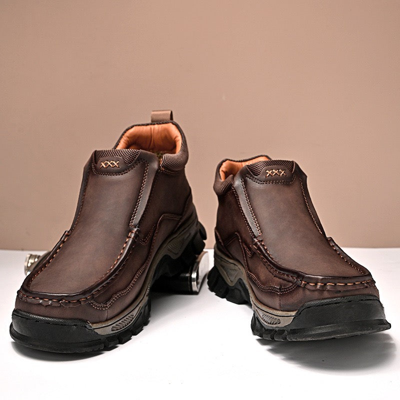 ⏰Last Day 70% OFF 🔥 TOPSFANO®Men's Genuine Leather Comfortable Walking Boots
