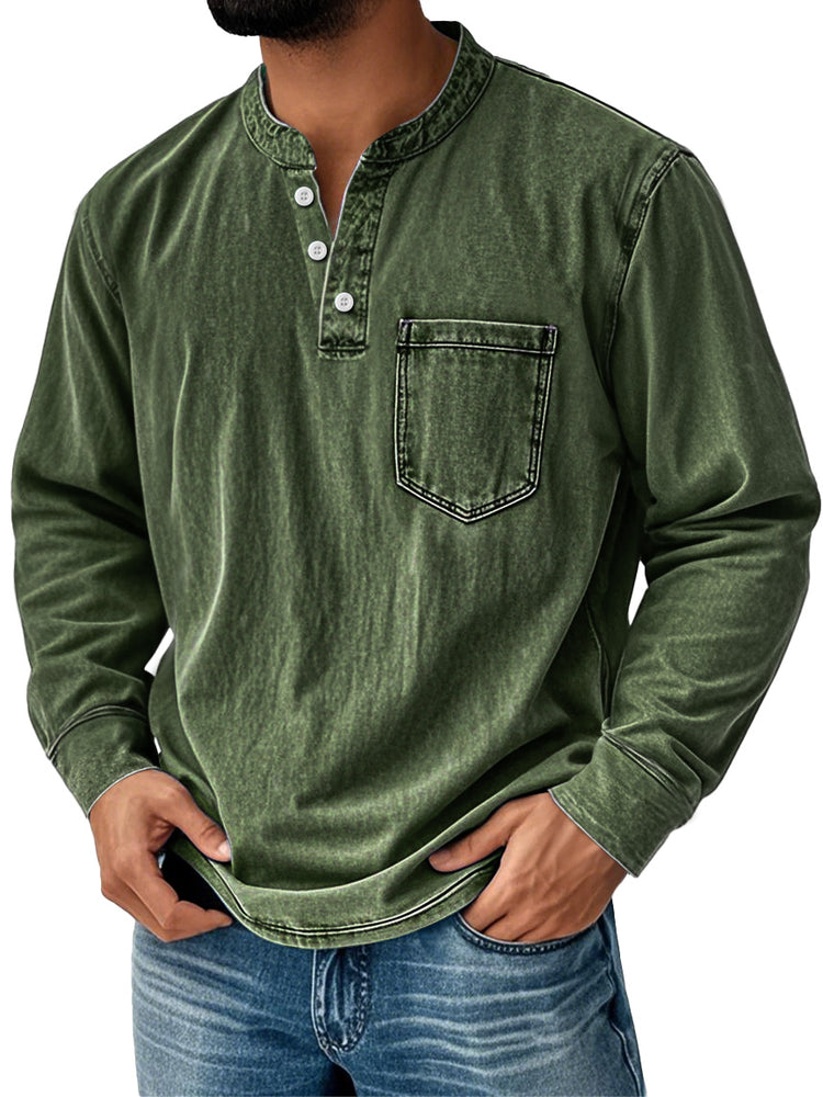 Men Can’t Get Enough of This Cozy Henley Shirt