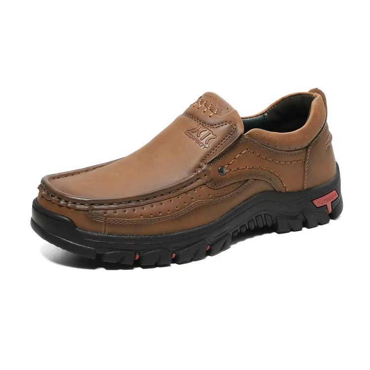 ⏰Last Day! 45% OFF  🔥TOPSFANO®Men’s Slip-On Outdoor Genuine Leather Shoes