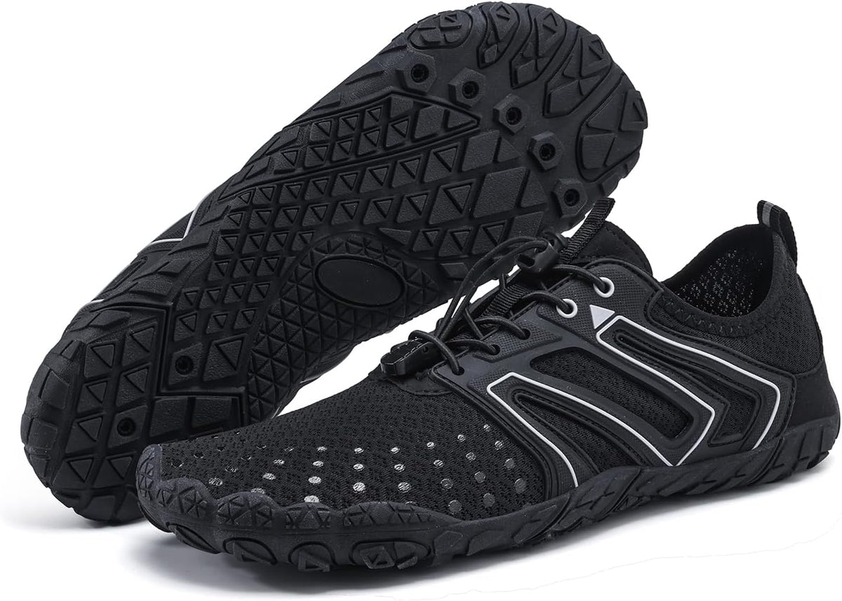 Hiking Barefoot Shoes for Women Men Breathable & Non-Slip Athletic Barefoot Wide Toe Water Shoes Lightweight Perfect for Walking,Running,and Swimming