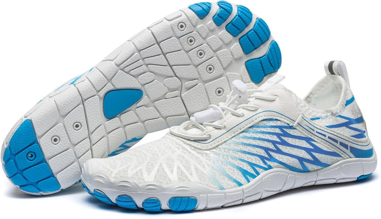 Hiking Barefoot Shoes for Women Men Breathable & Non-Slip Athletic Barefoot Wide Toe Water Shoes Lightweight Perfect for Walking,Running,and Swimming