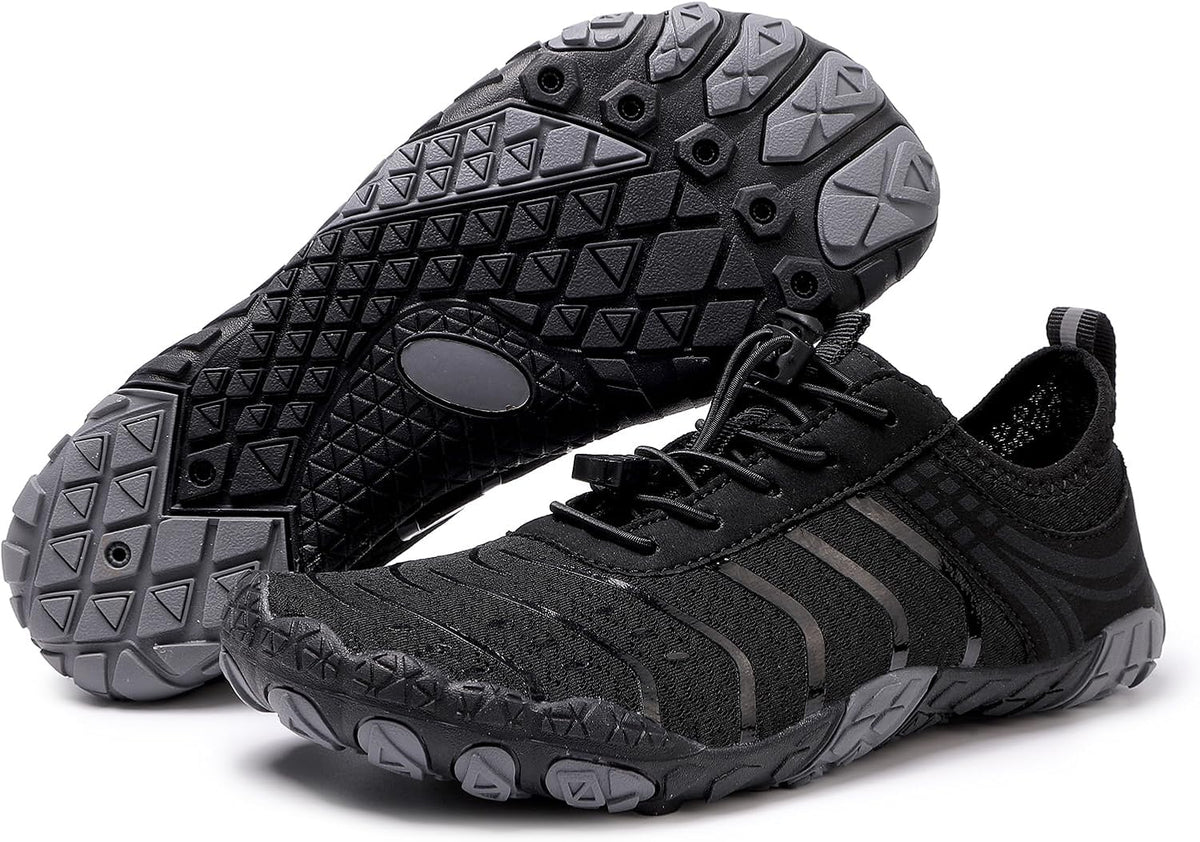 Hiking Barefoot Shoes for Women Men Breathable & Non-Slip Athletic Barefoot Wide Toe Water Shoes Lightweight Perfect for Walking,Running,and Swimming