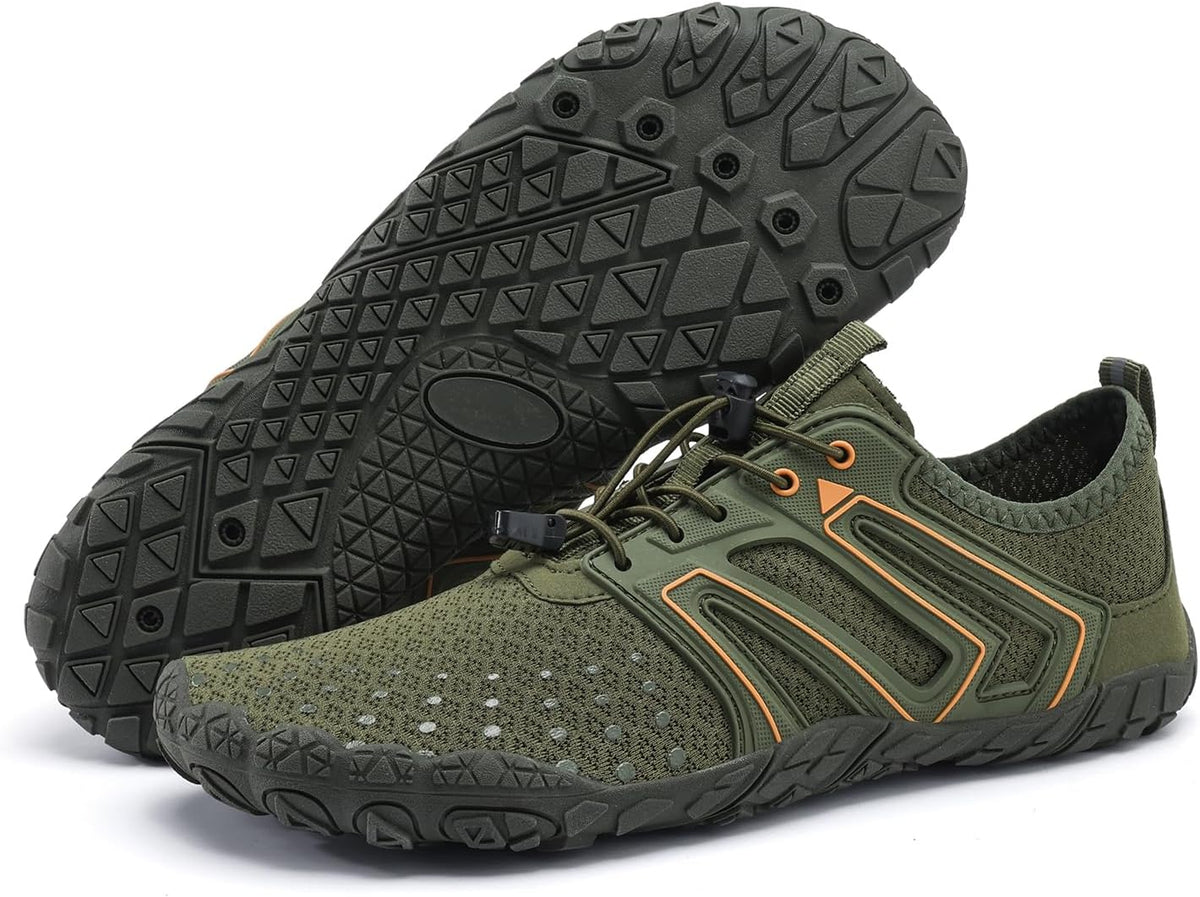 Hiking Barefoot Shoes for Women Men Breathable & Non-Slip Athletic Barefoot Wide Toe Water Shoes Lightweight Perfect for Walking,Running,and Swimming