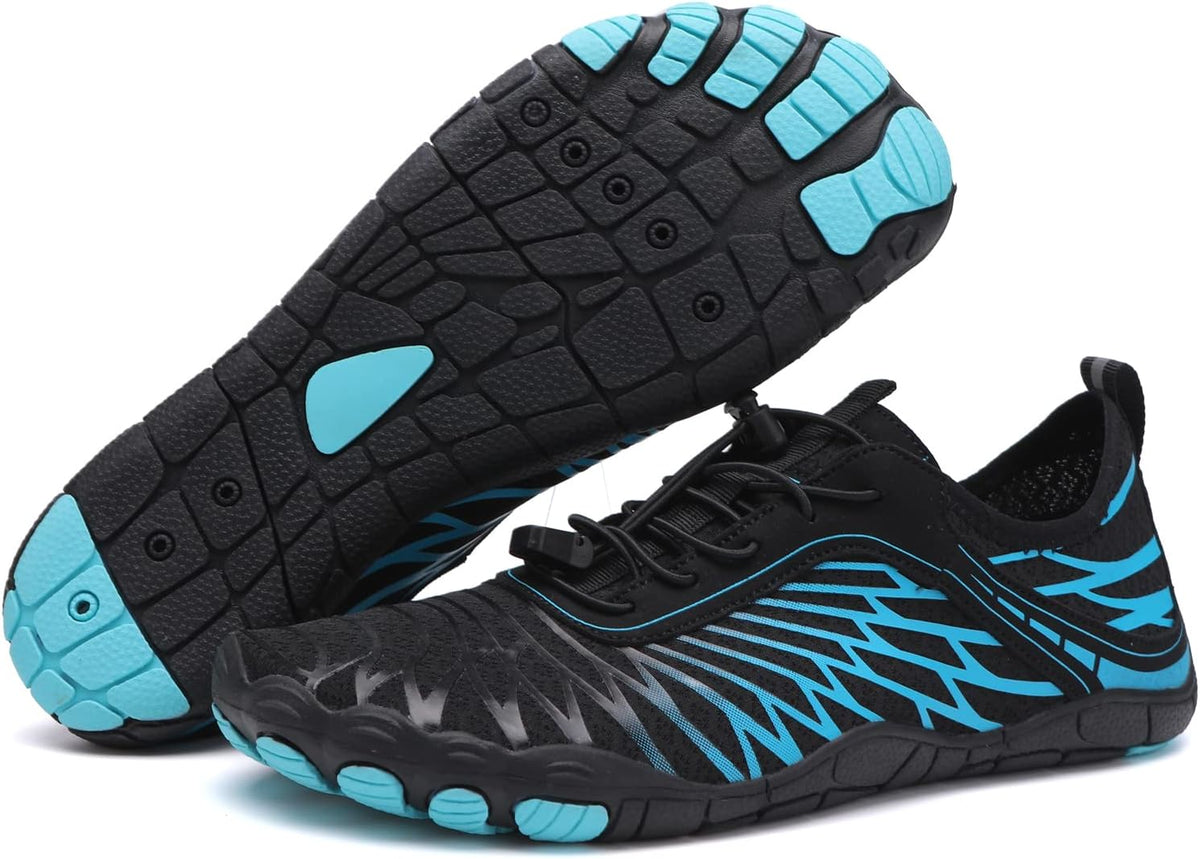 Hiking Barefoot Shoes for Women Men Breathable & Non-Slip Athletic Barefoot Wide Toe Water Shoes Lightweight Perfect for Walking,Running,and Swimming