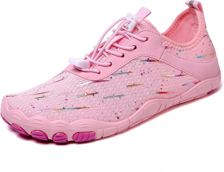 Hiking Barefoot Shoes for Women Men Breathable & Non-Slip Athletic Barefoot Wide Toe Water Shoes Lightweight Perfect for Walking,Running,and Swimming