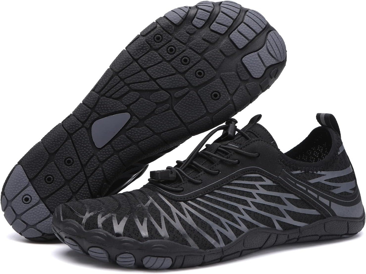Hiking Barefoot Shoes for Women Men Breathable & Non-Slip Athletic Barefoot Wide Toe Water Shoes Lightweight Perfect for Walking,Running,and Swimming