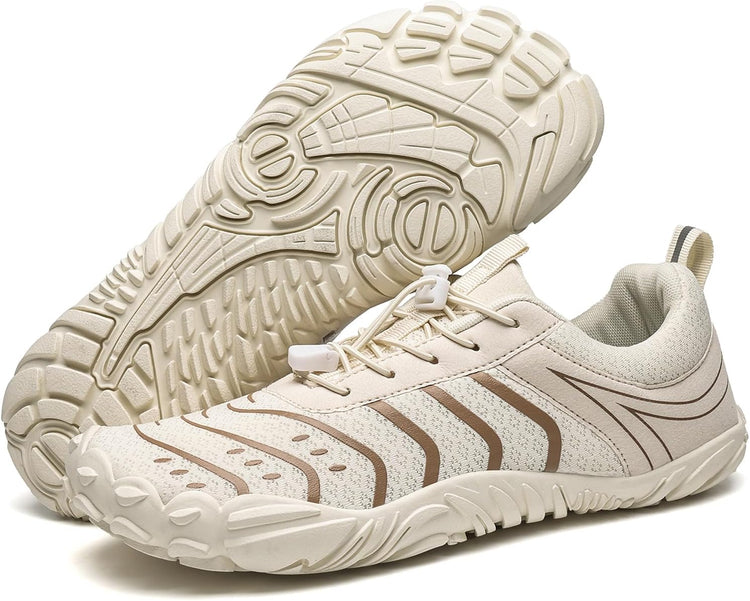Hiking Barefoot Shoes for Women Men Breathable & Non-Slip Athletic Barefoot Wide Toe Water Shoes Lightweight Perfect for Walking,Running,and Swimming