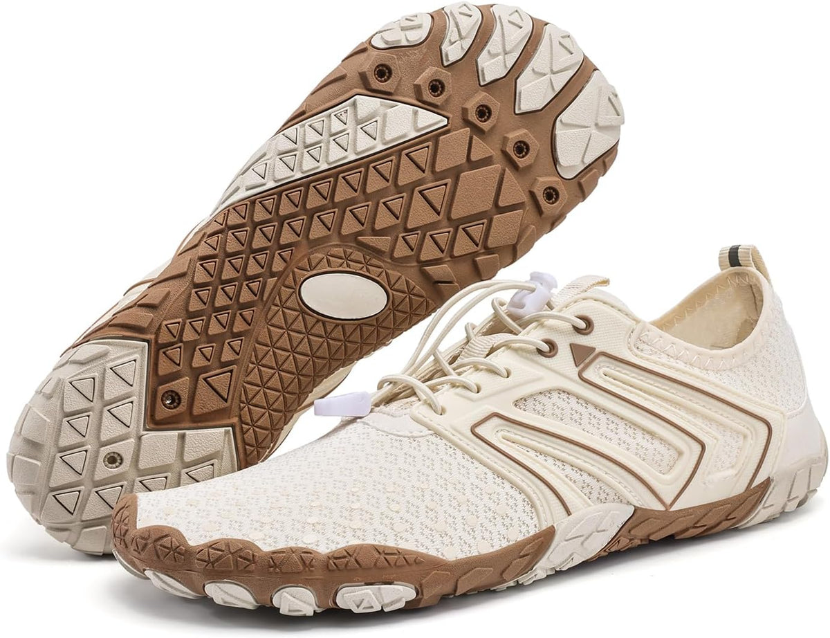 Hiking Barefoot Shoes for Women Men Breathable & Non-Slip Athletic Barefoot Wide Toe Water Shoes Lightweight Perfect for Walking,Running,and Swimming