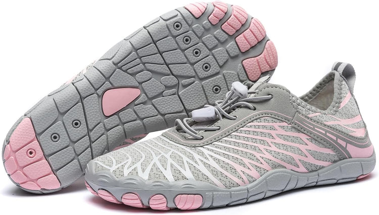 Hiking Barefoot Shoes for Women Men Breathable & Non-Slip Athletic Barefoot Wide Toe Water Shoes Lightweight Perfect for Walking,Running,and Swimming