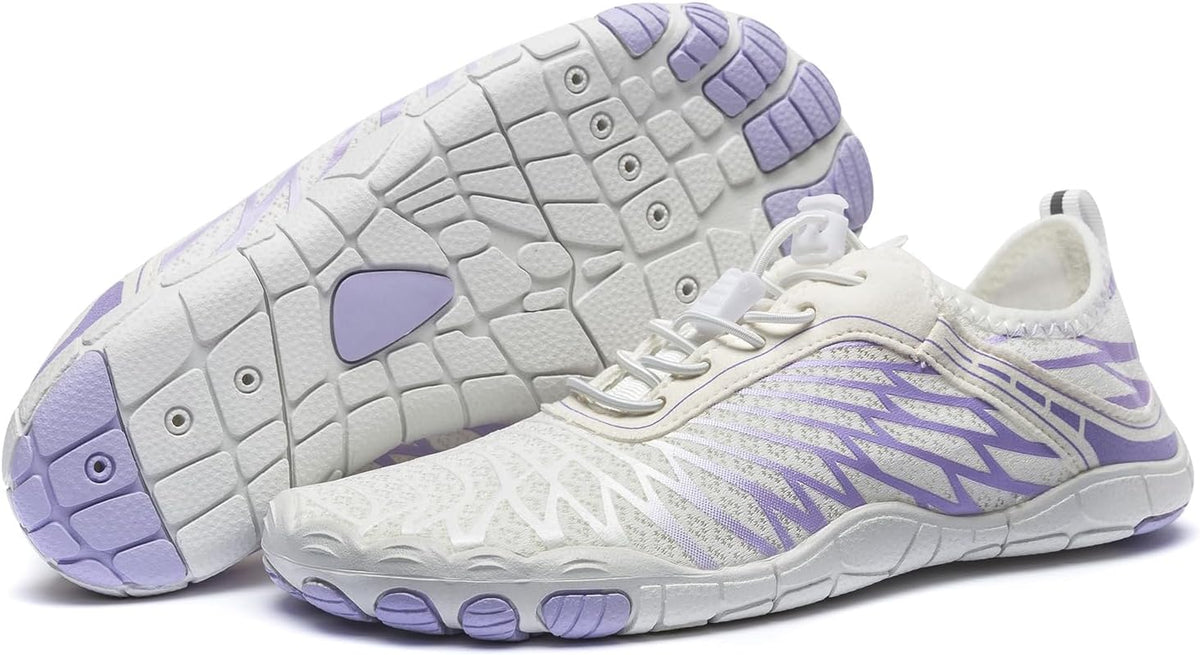 Hiking Barefoot Shoes for Women Men Breathable & Non-Slip Athletic Barefoot Wide Toe Water Shoes Lightweight Perfect for Walking,Running,and Swimming