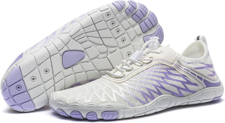 Hiking Barefoot Shoes for Women Men Breathable & Non-Slip Athletic Barefoot Wide Toe Water Shoes Lightweight Perfect for Walking,Running,and Swimming