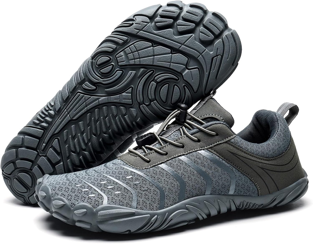 Hiking Barefoot Shoes for Women Men Breathable & Non-Slip Athletic Barefoot Wide Toe Water Shoes Lightweight Perfect for Walking,Running,and Swimming