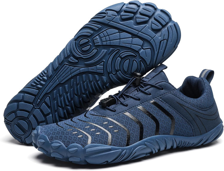 Hiking Barefoot Shoes for Women Men Breathable & Non-Slip Athletic Barefoot Wide Toe Water Shoes Lightweight Perfect for Walking,Running,and Swimming