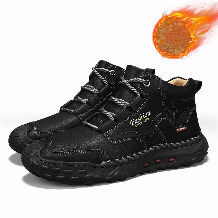 ⏰Last Day 70% OFF 🔥 Men's stitched Composite toe Cowhide Shoes Casual Shoes