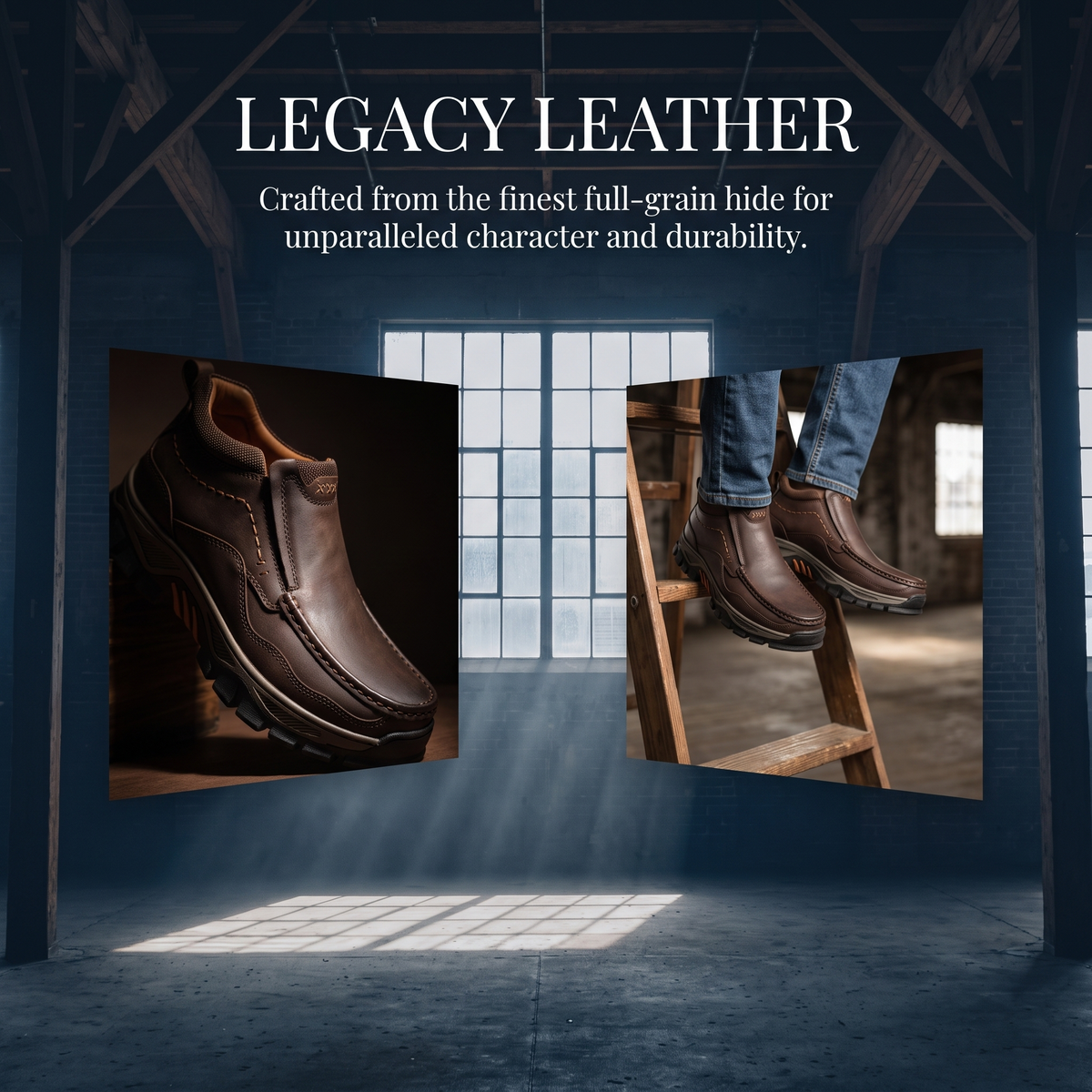 ⏰Last Day 70% OFF 🔥 TOPSFANO®Men's Genuine Leather Comfortable Walking Boots