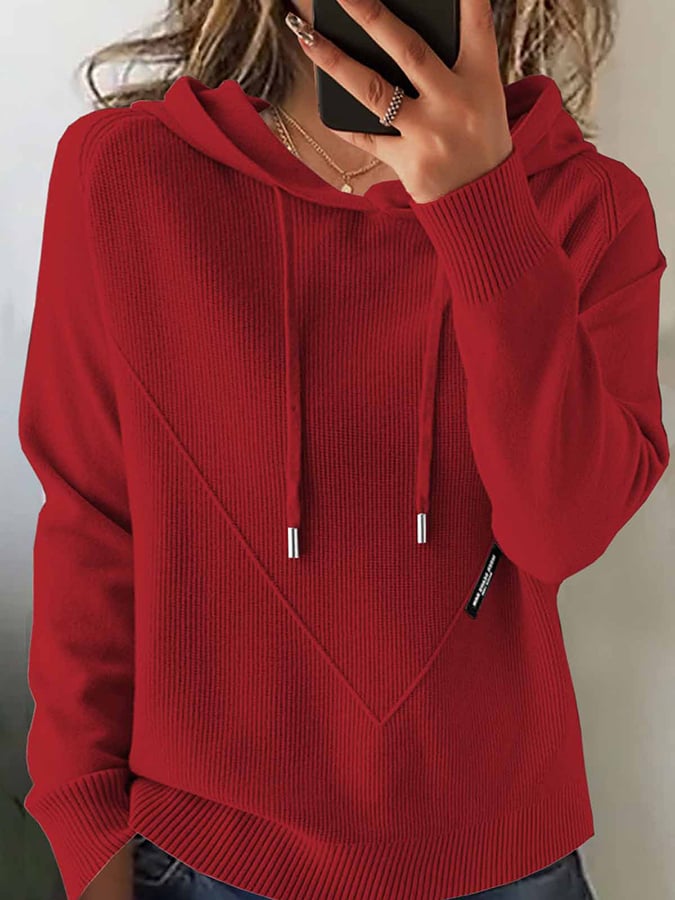Women's long sleeve hoodie for autumn and winter