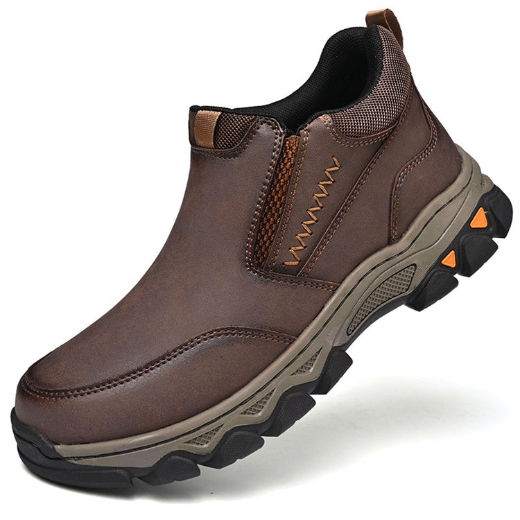 TOPSFANO®Men's Genuine Leather Orthopedic Walking Boots