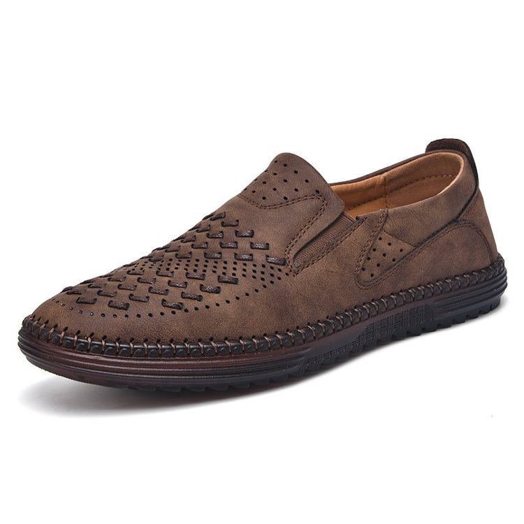 ⏰Last Day 70% OFF 🔥 TOPSFANO® Men's Casual Leather Slip-On Loafers
