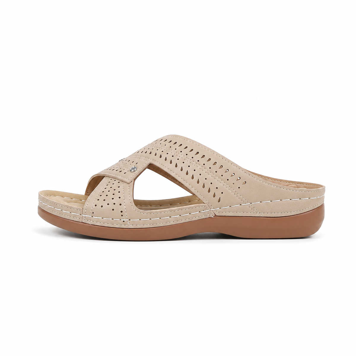 Women's Wedge Sandals – Comfortable Arch Support Slip-On Summer Shoes