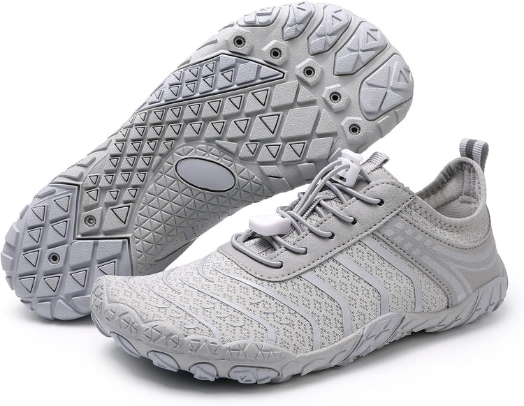 Hiking Barefoot Shoes for Women Men Breathable & Non-Slip Athletic Barefoot Wide Toe Water Shoes Lightweight Perfect for Walking,Running,and Swimming