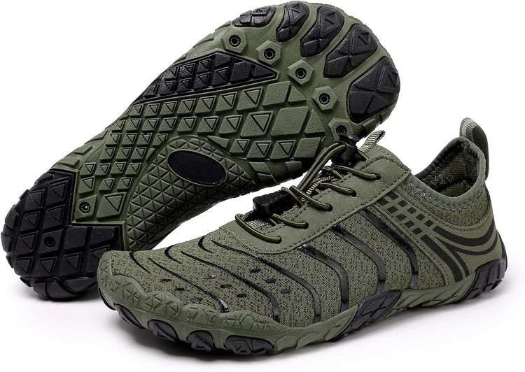 Hiking Barefoot Shoes for Women Men Breathable & Non-Slip Athletic Barefoot Wide Toe Water Shoes Lightweight Perfect for Walking,Running,and Swimming