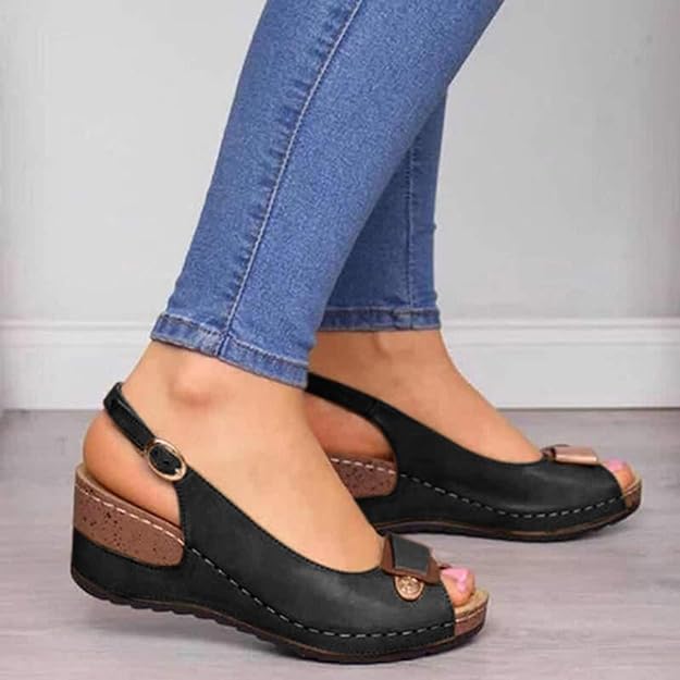 ⏰Last Day 70% OFF 🔥 2026 new, comfortable women’s leather sandals with soft soles and high heels