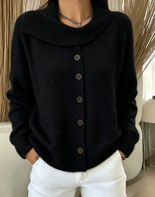 ⏰Last Day 70% OFF 🔥 Cozy cardigan with button placket for women