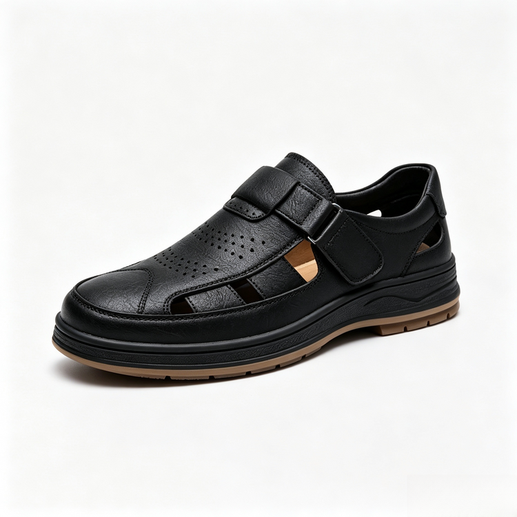 ⏰Last Day 70% OFF 🔥 TOPSFANO®Men's Genuine Leather Breathable Sandals