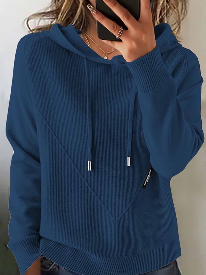 Women's long sleeve hoodie for autumn and winter