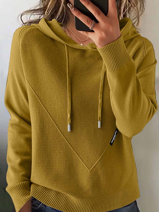 Women's long sleeve hoodie for autumn and winter
