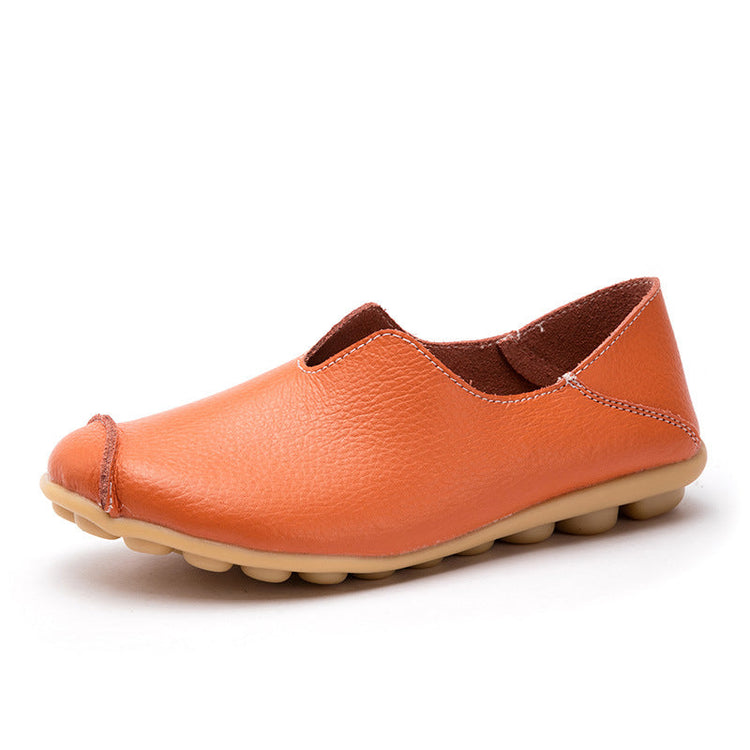 Casual textured loafers for women