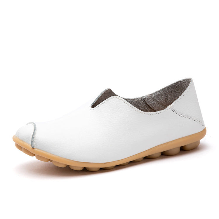 Casual textured loafers for women