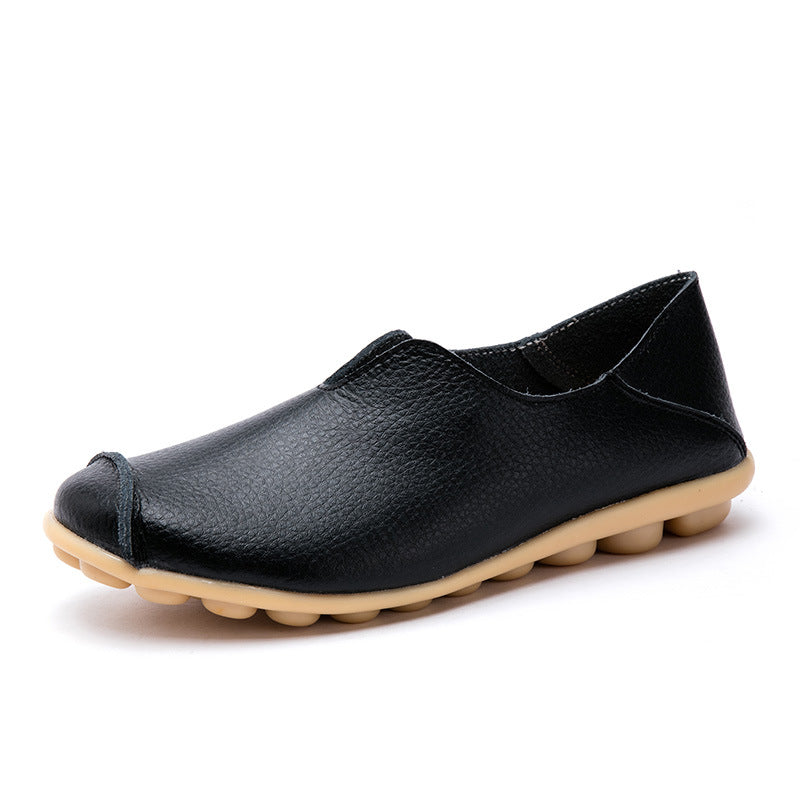 Casual textured loafers for women